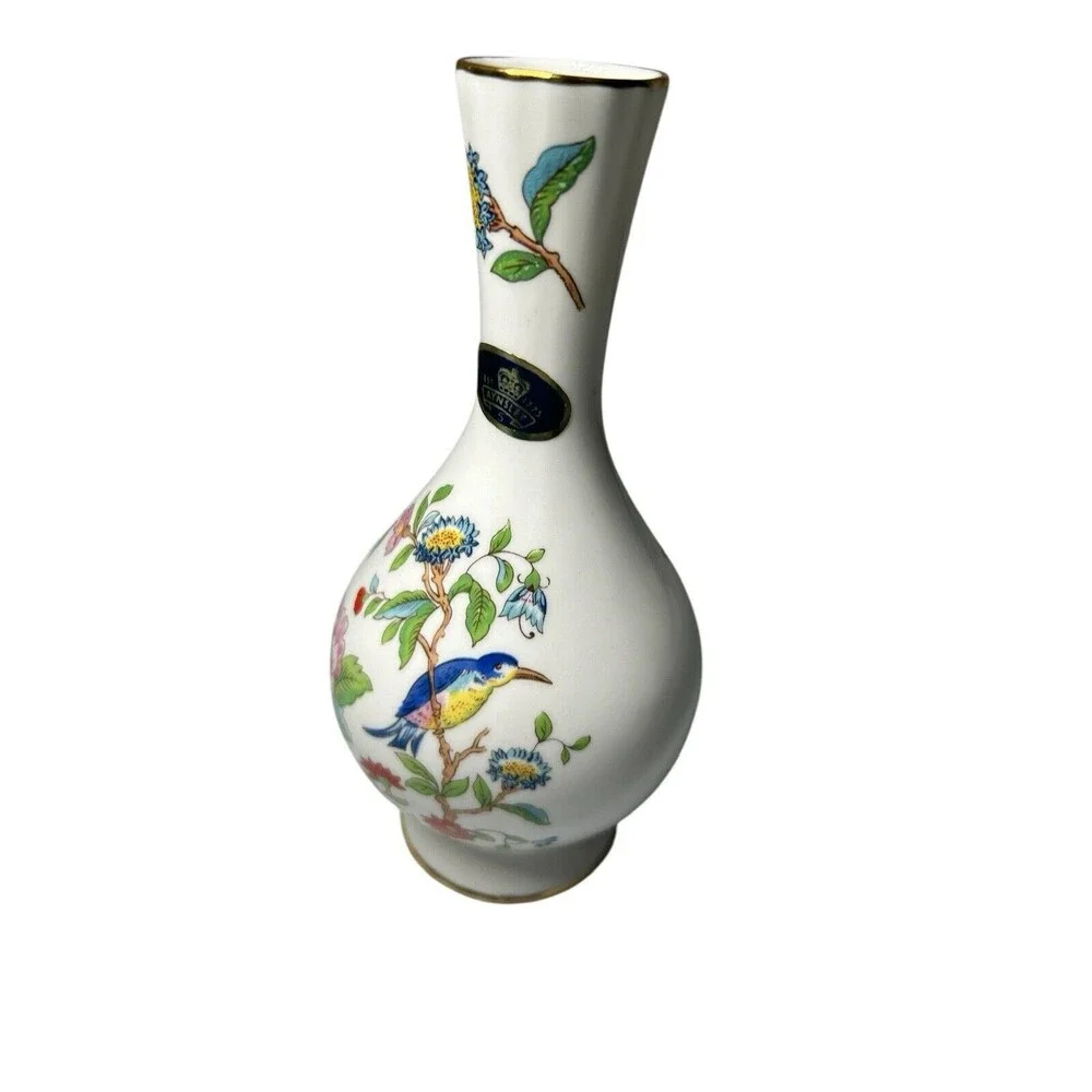 Vintage Aynsley Pembroke Bud Vase Fine English Bone China Made in England 6